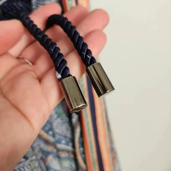 Ramy Brooke Vanna Rope Tie Boho Printed Midi Dress sz Small - Picture 8 of 10